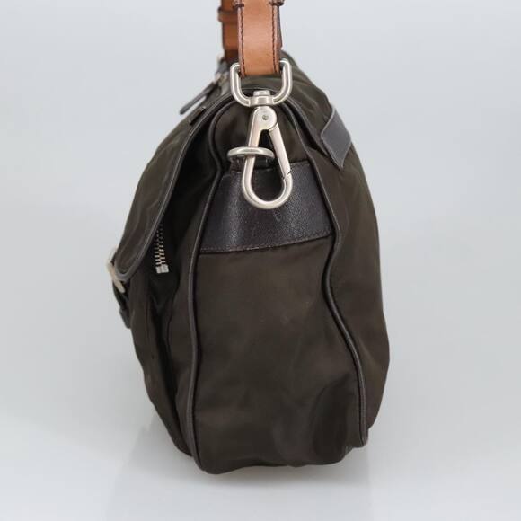 PRADA Shoulder Bag Nylon Khaki - Picture 4 of 16